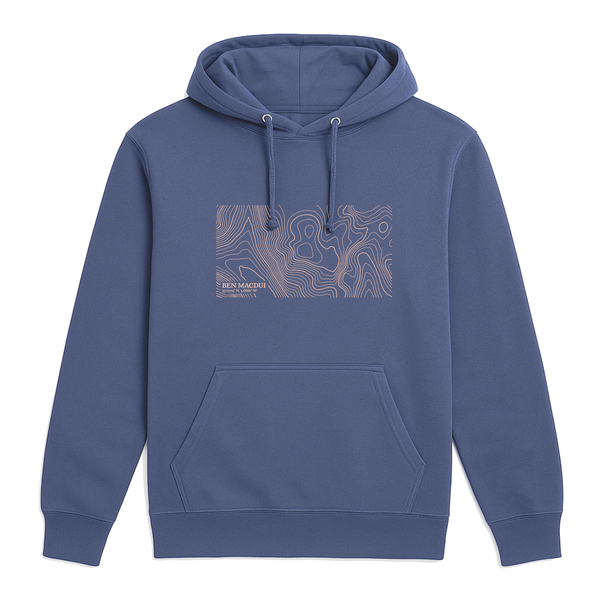 Ben Macdui Contour Map Hoodie