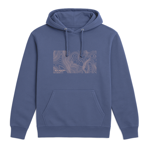 Ben Macdui Contour Map Hoodie