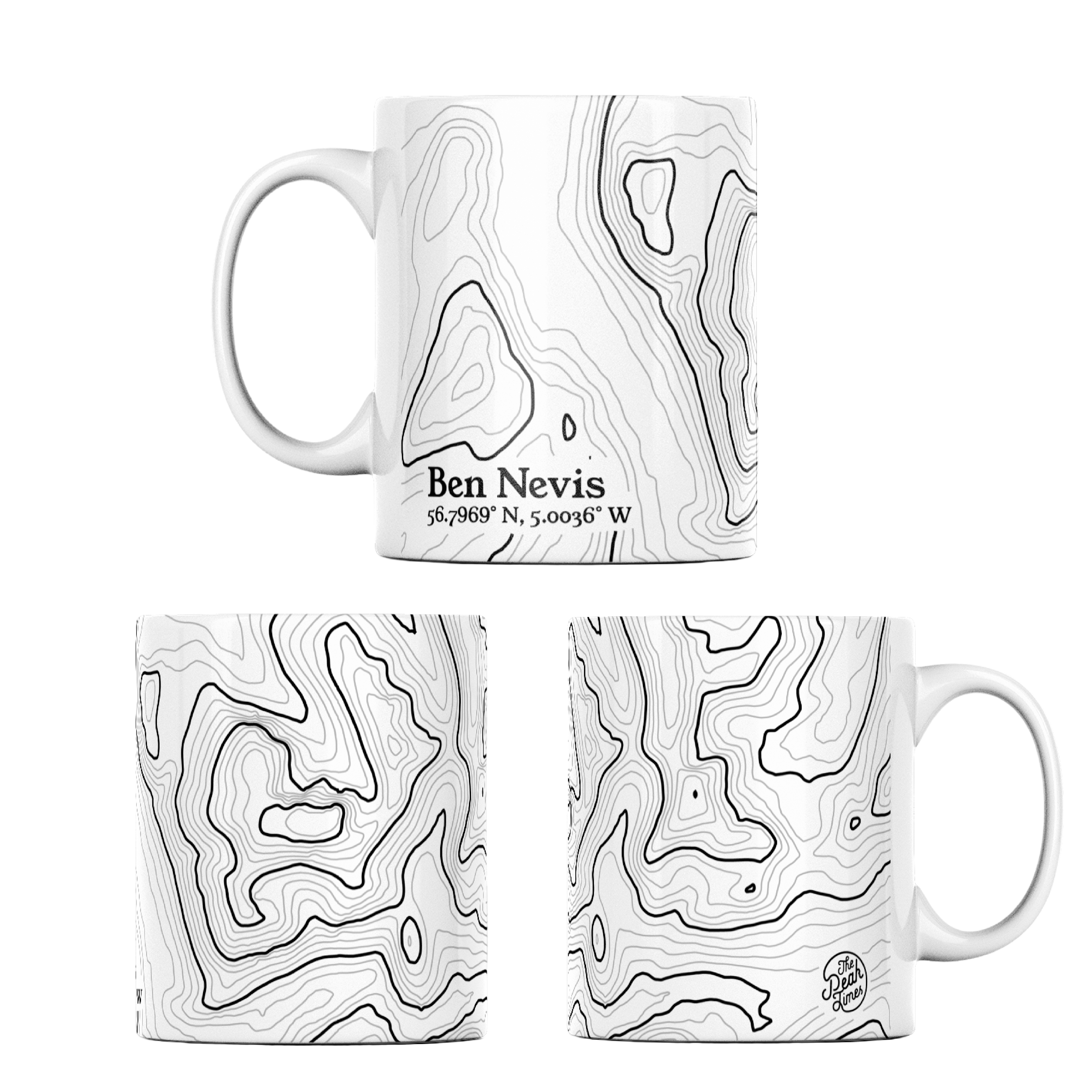 Custom Contour Map 11oz Mug