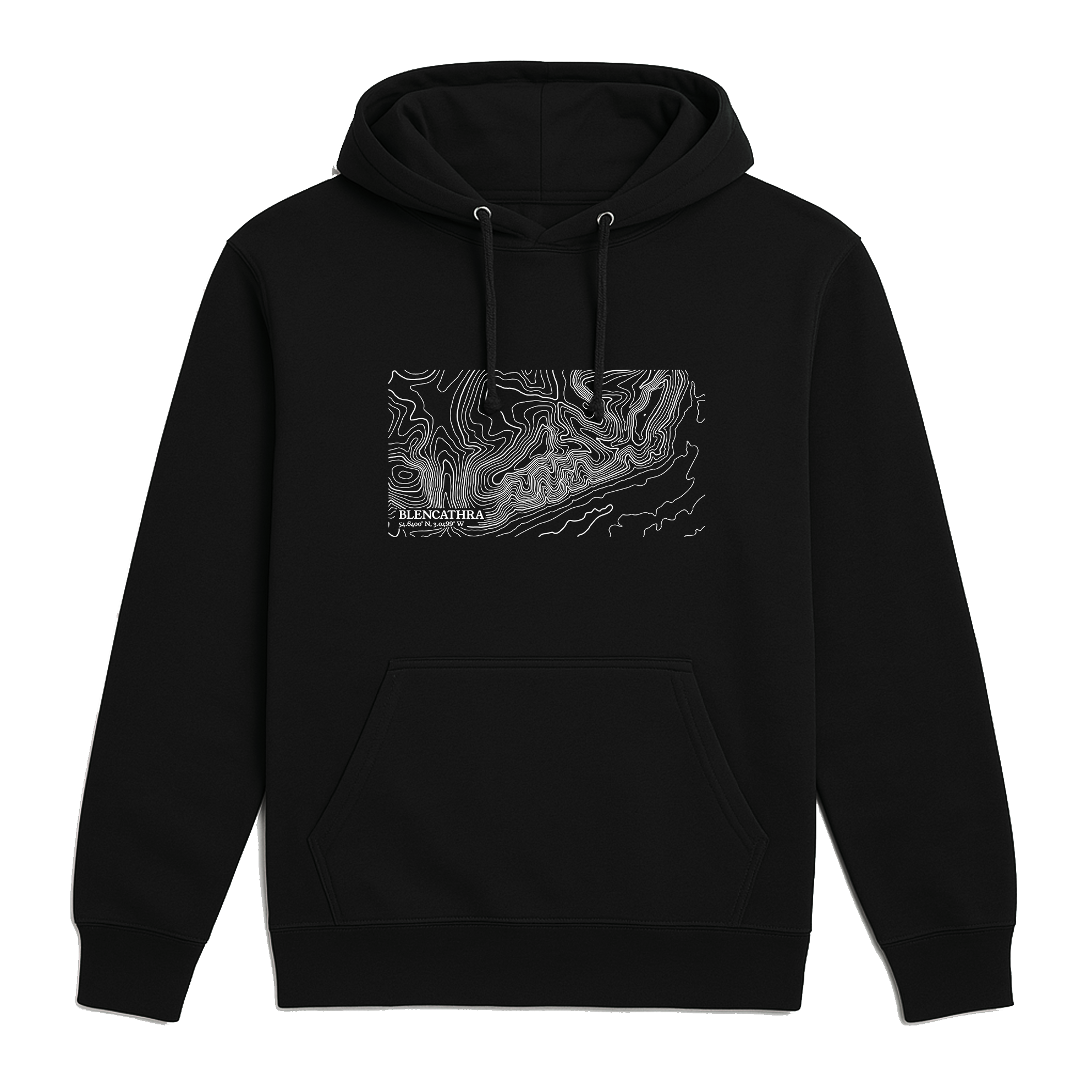 Blencathra Contour Map Hoodie