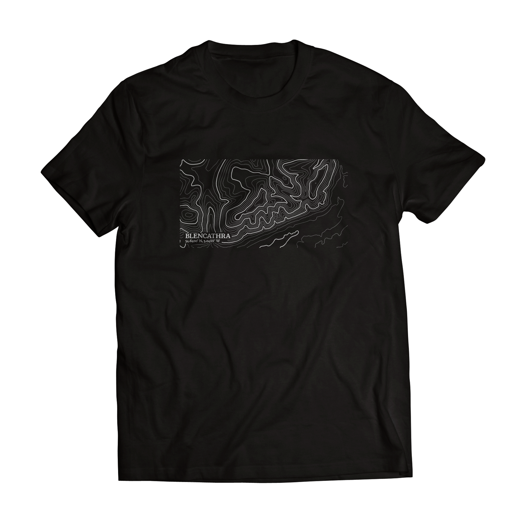 Blencathra Contour Map T-Shirt