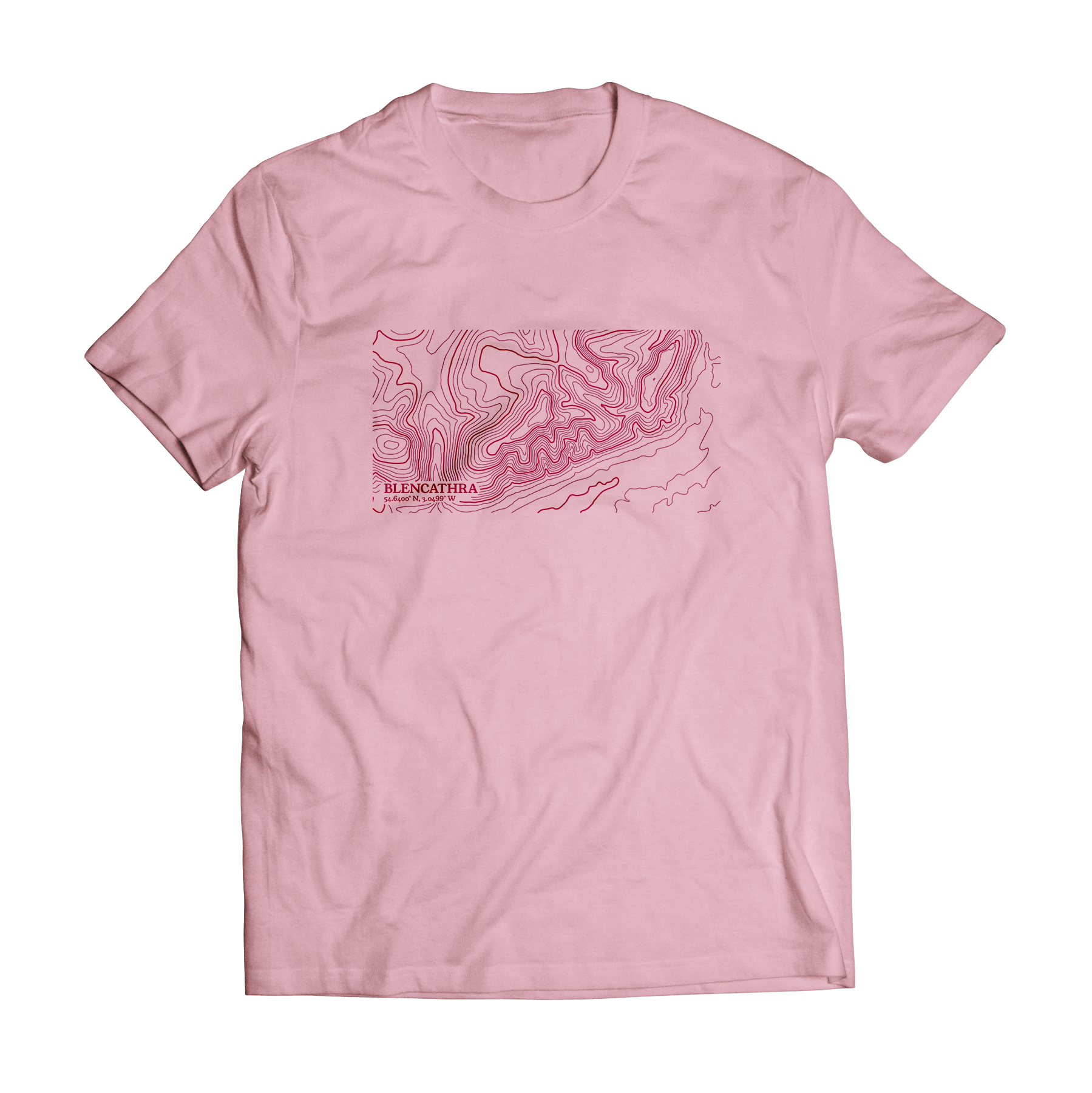 Blencathra Contour Map T-Shirt
