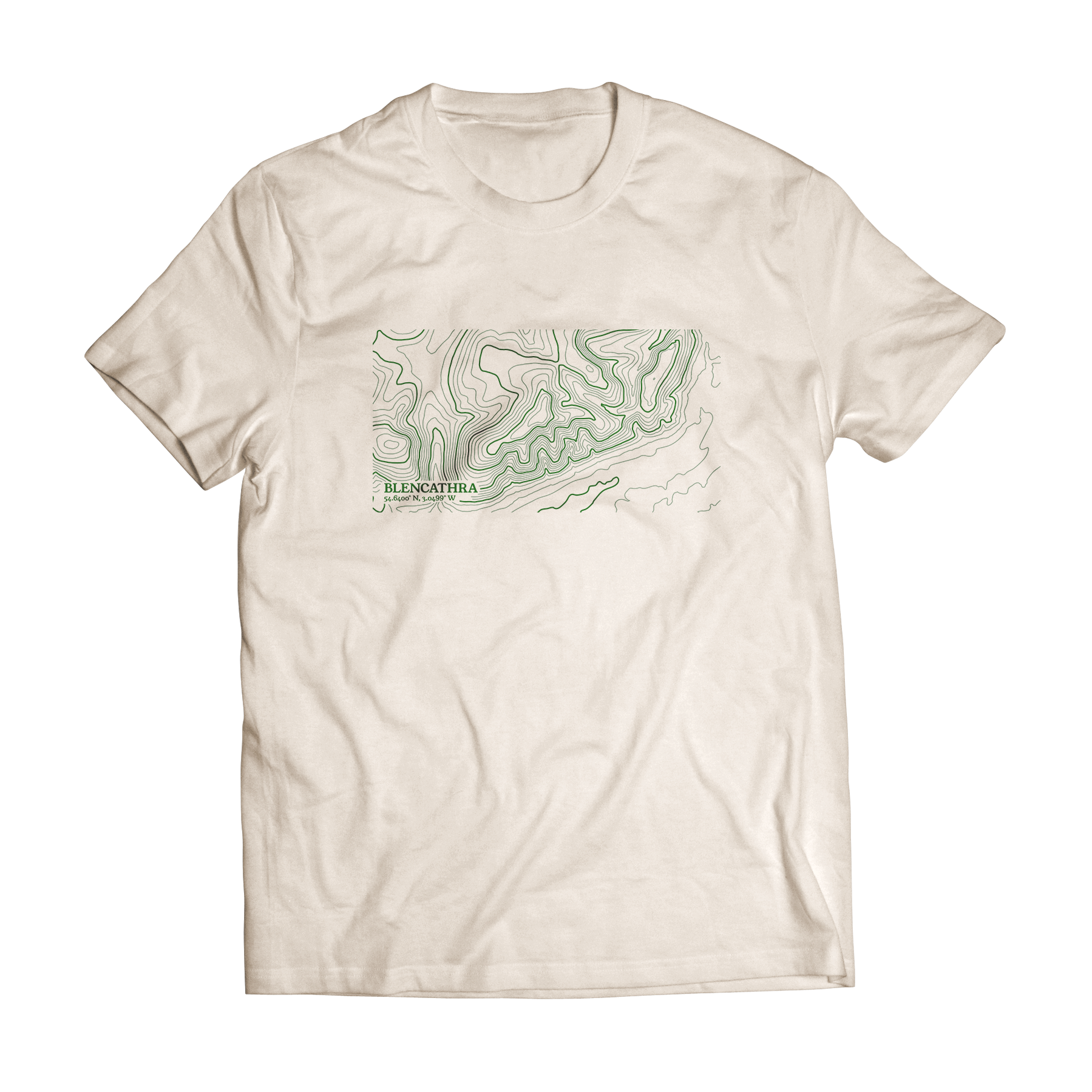 Blencathra Contour Map T-Shirt