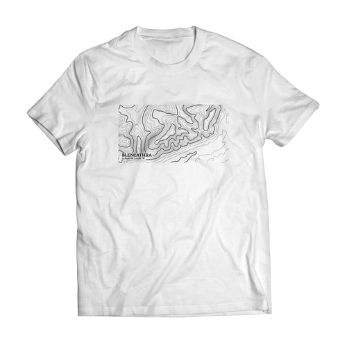 Blencathra Contour Map T-Shirt