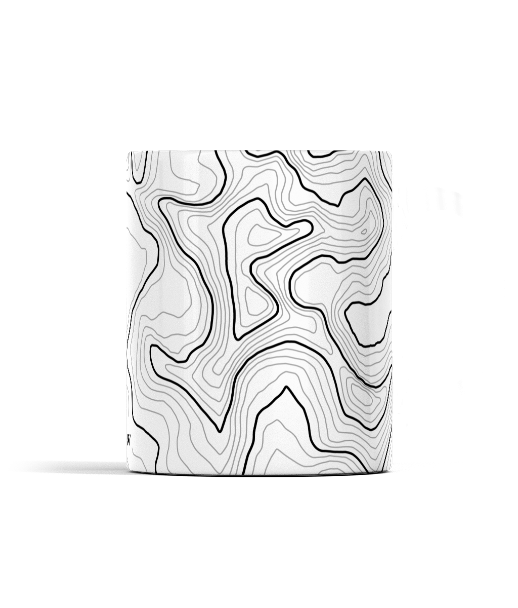 Snowdon Contour Map 11oz Mug