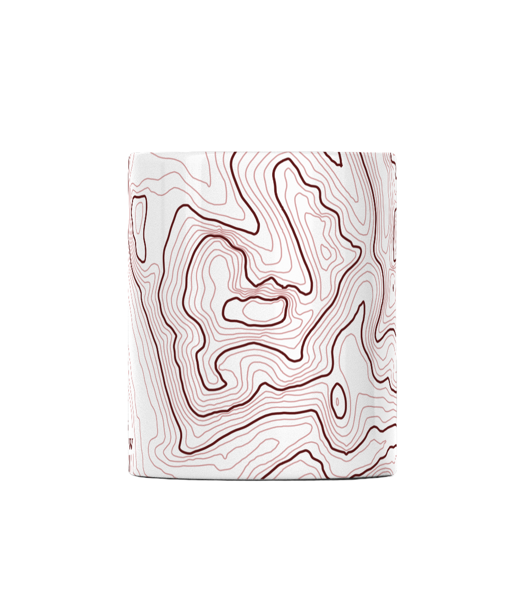 Ben Nevis Contour Map 11oz Mug