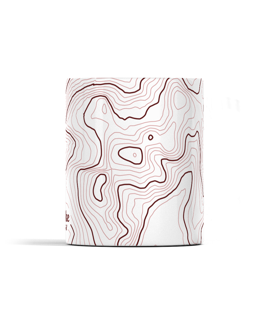 Scafell Pike Contour Map 11oz Mug