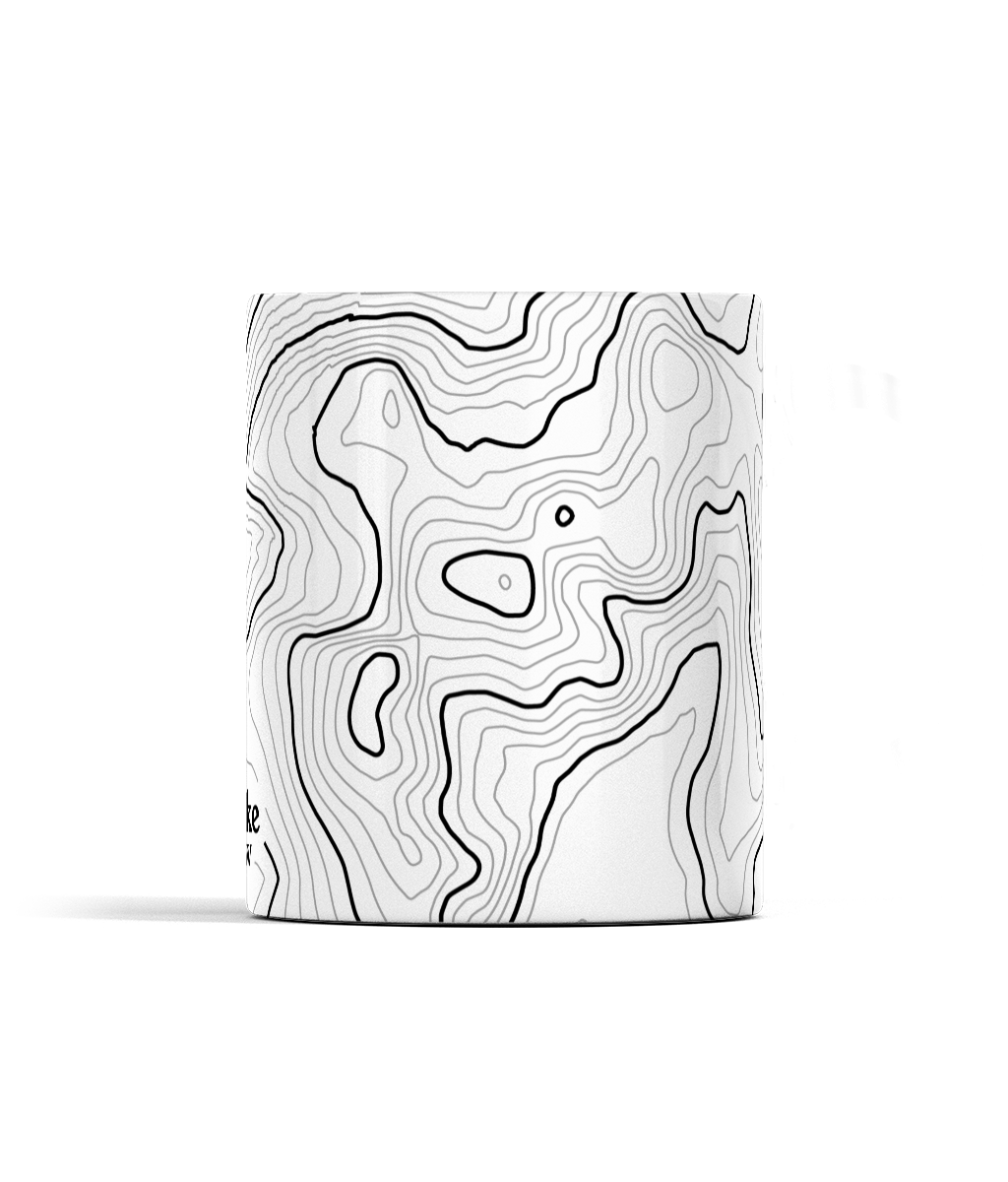 Scafell Pike Contour Map 11oz Mug