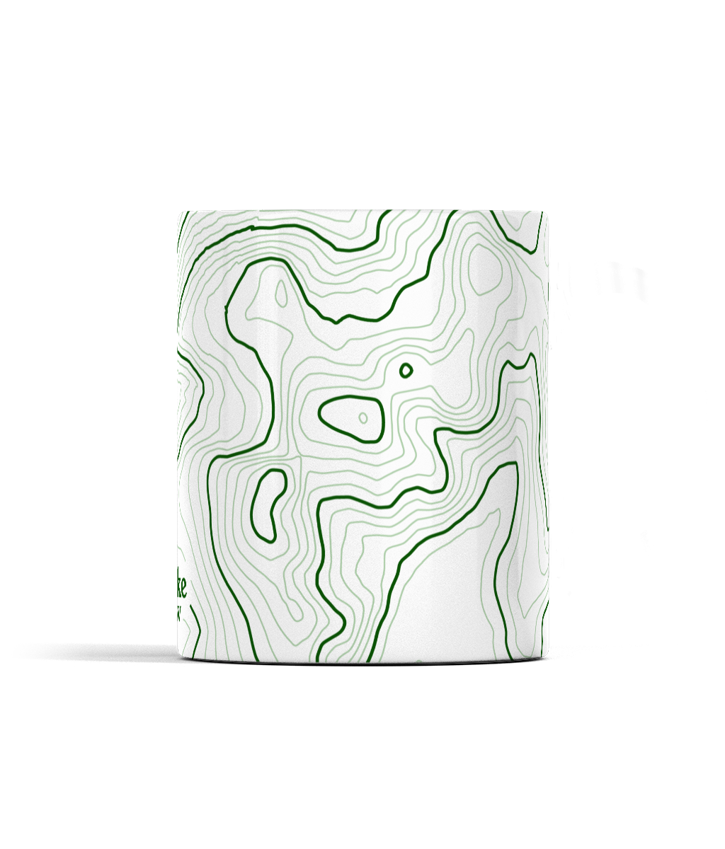 Scafell Pike Contour Map 11oz Mug