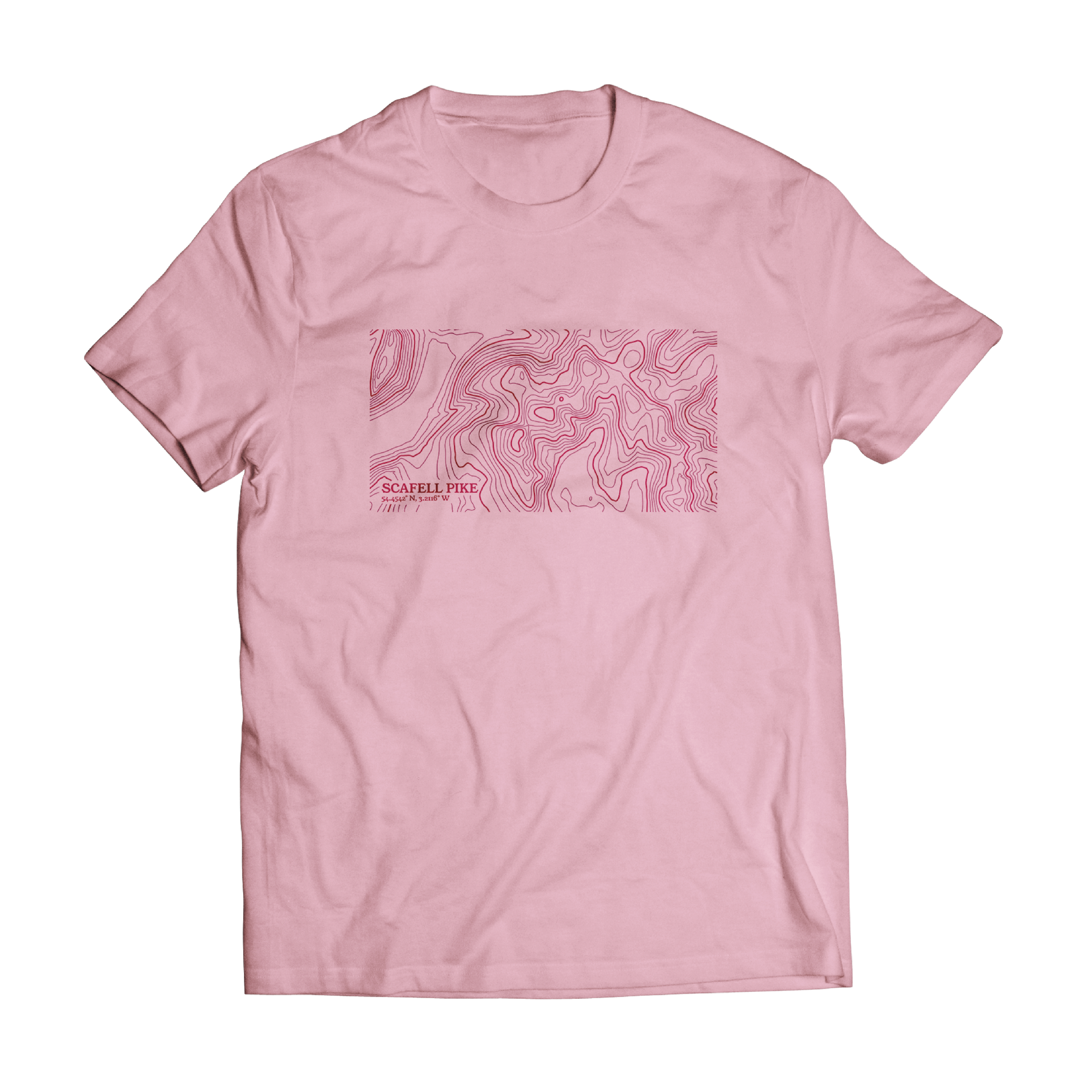 Custom Contour Map T-Shirt | Choose Any Location