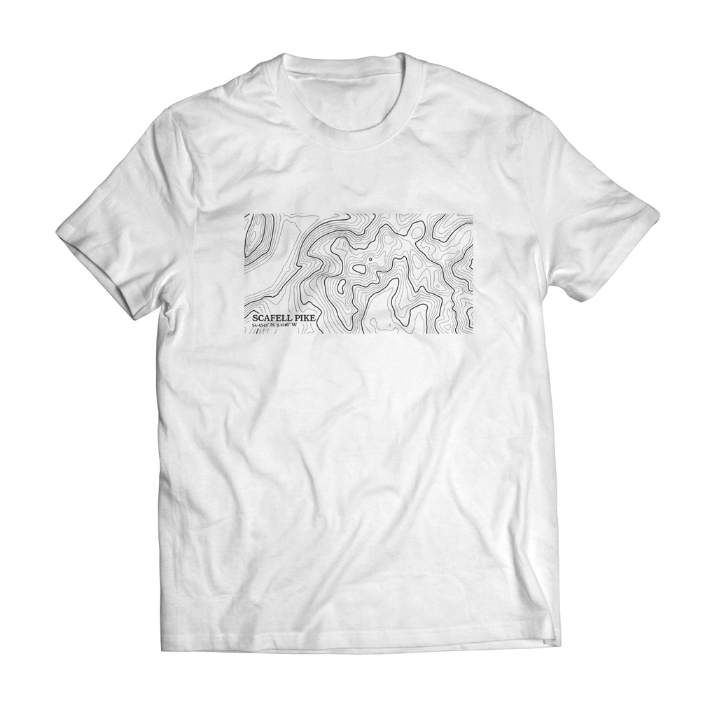 Custom Contour Map T-Shirt | Choose Any Location