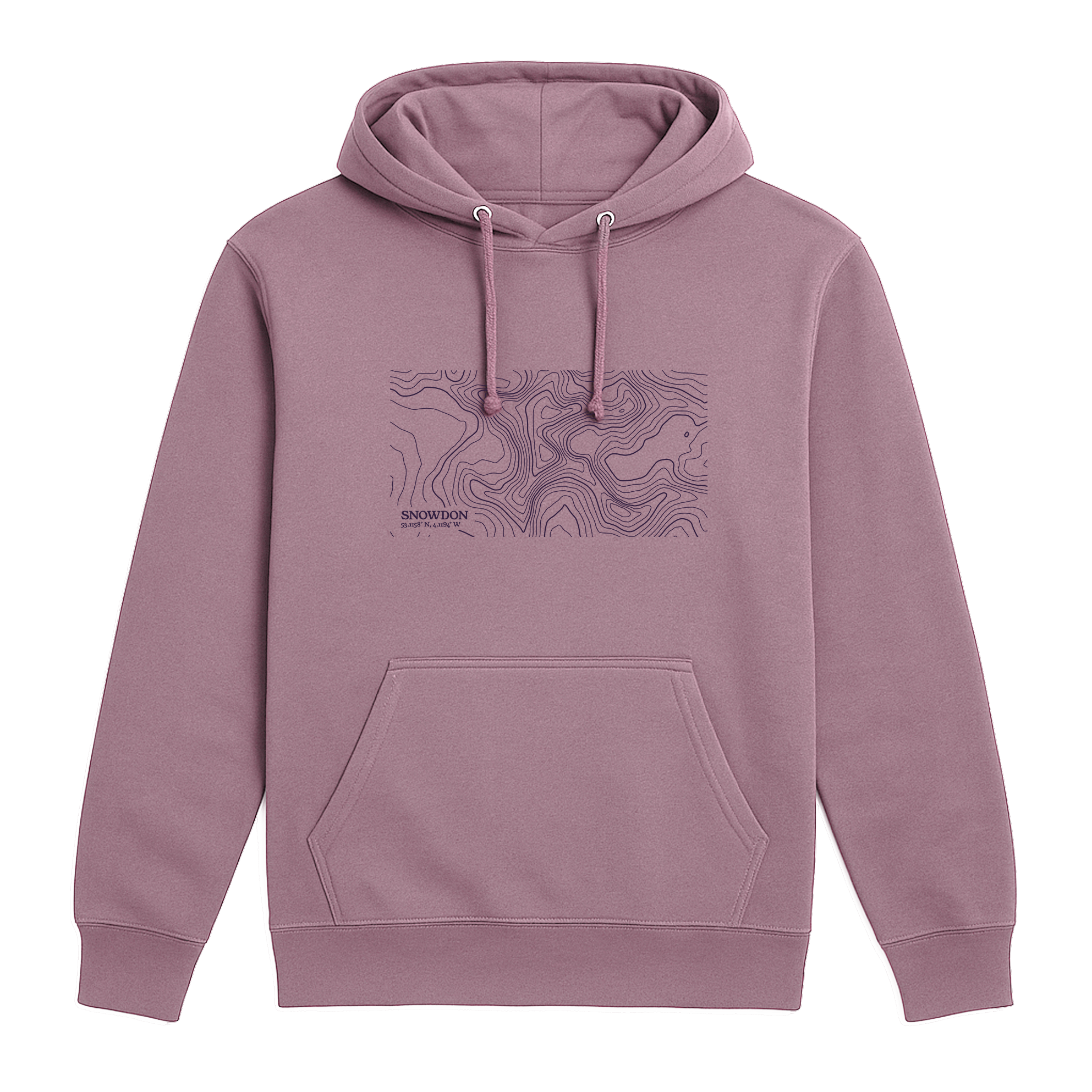 Snowdon Contour Map Hoodie