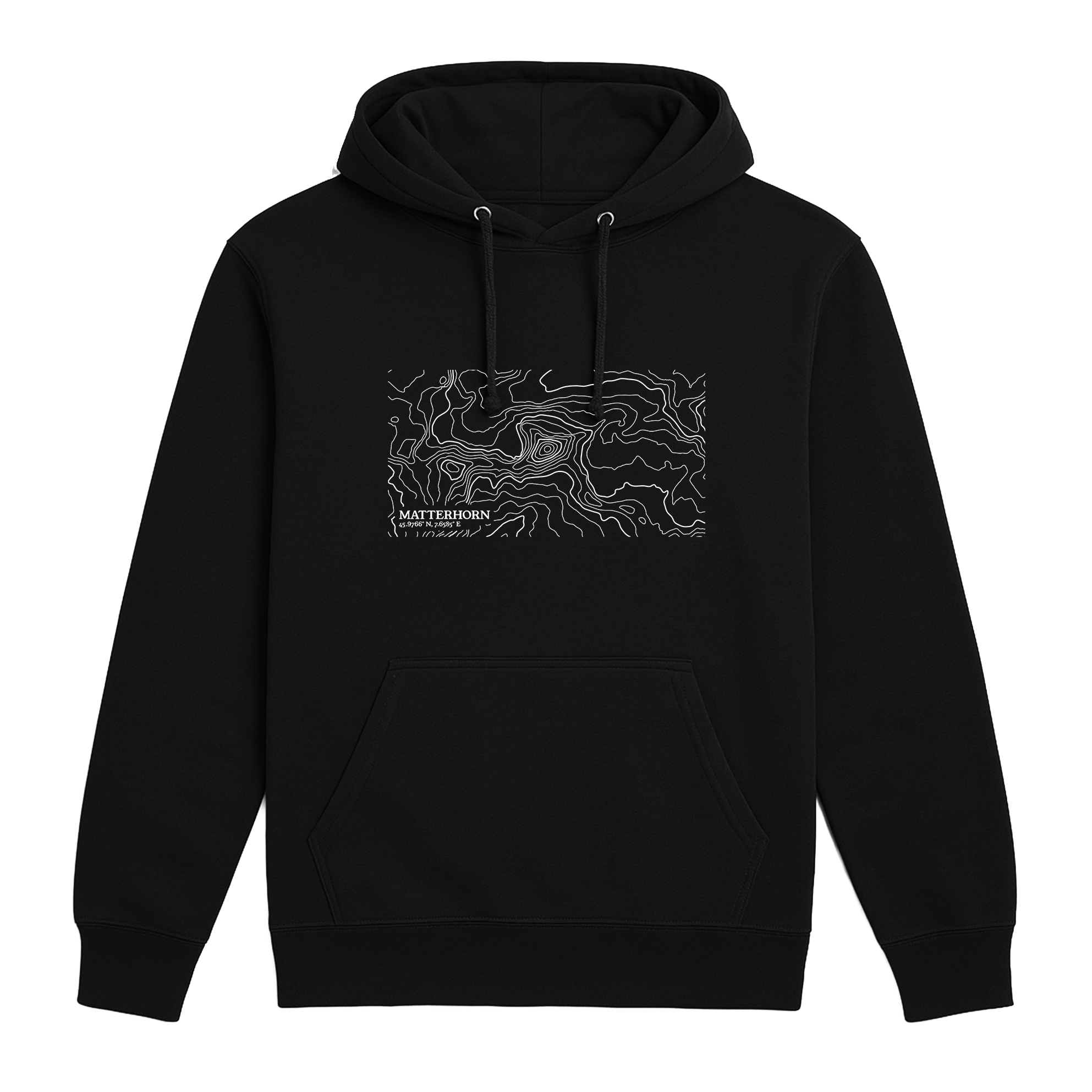 Custom Contour Map Hoodie | Choose Any Location