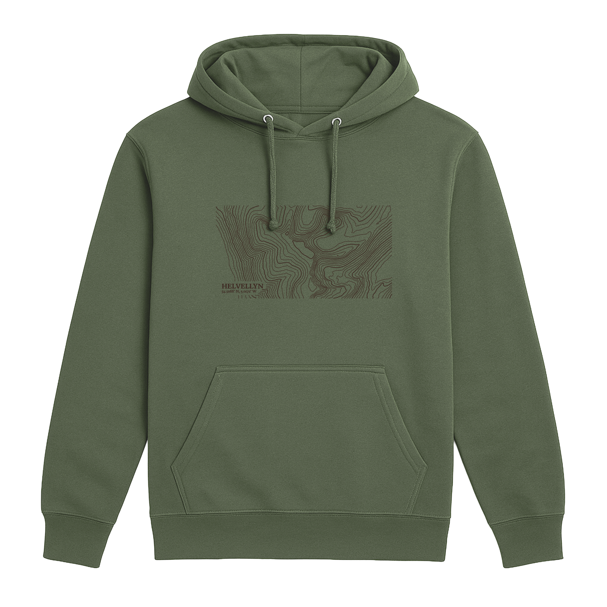 Custom Contour Map Hoodie | Choose Any Location