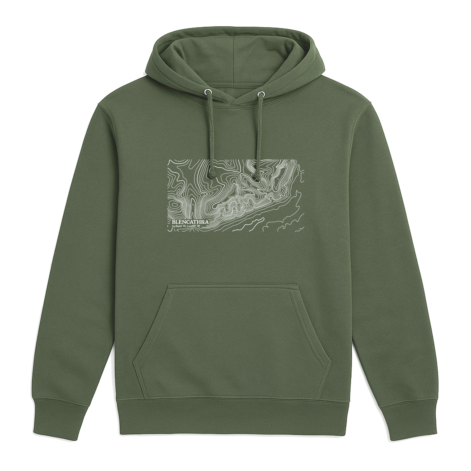 Blencathra Contour Map Hoodie
