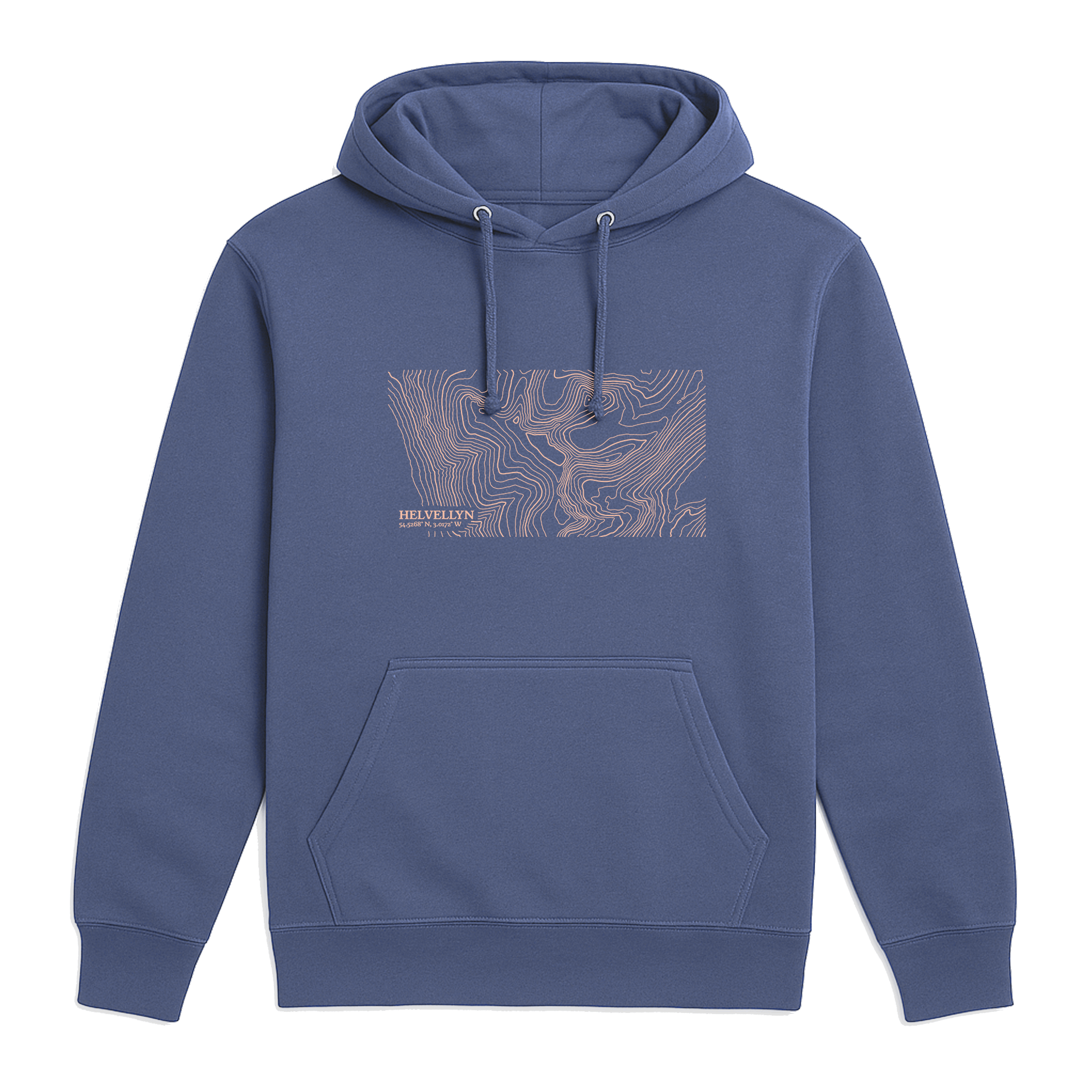 Helvellyn Contour Map Hoodie