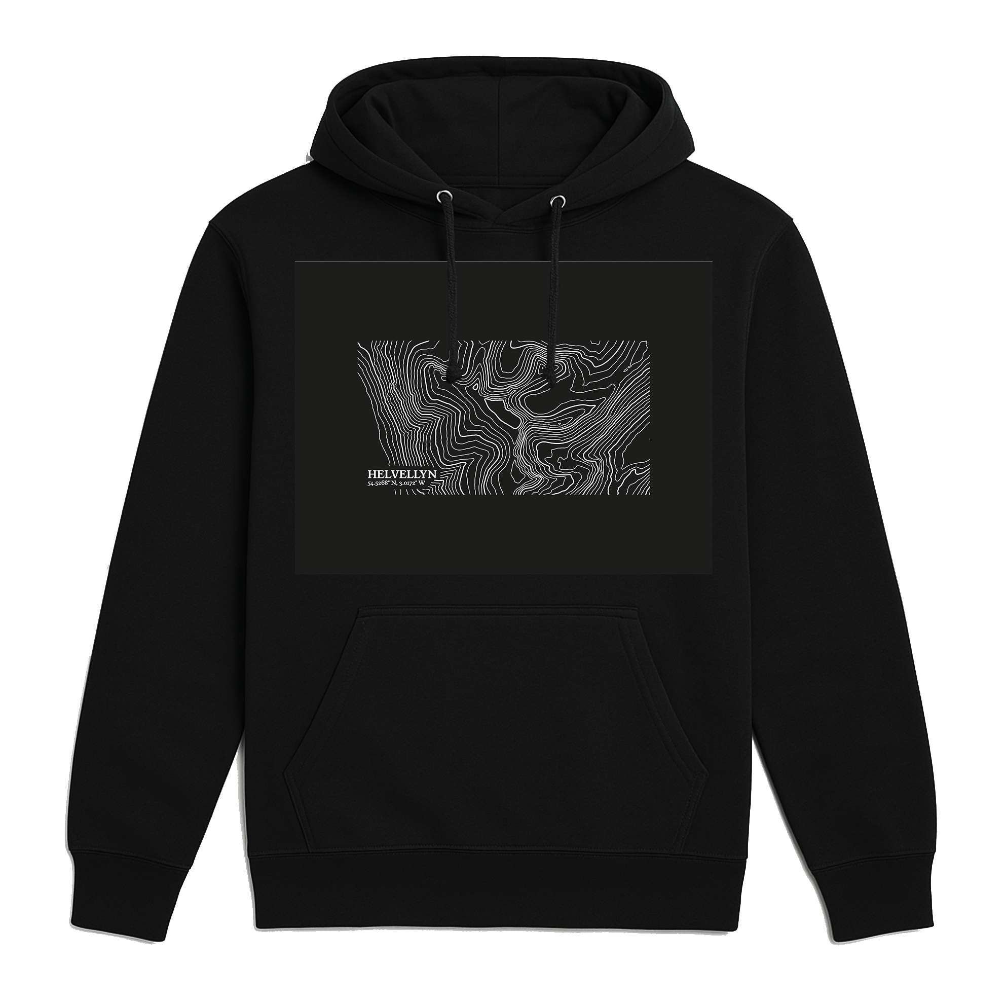 Helvellyn Contour Map Hoodie