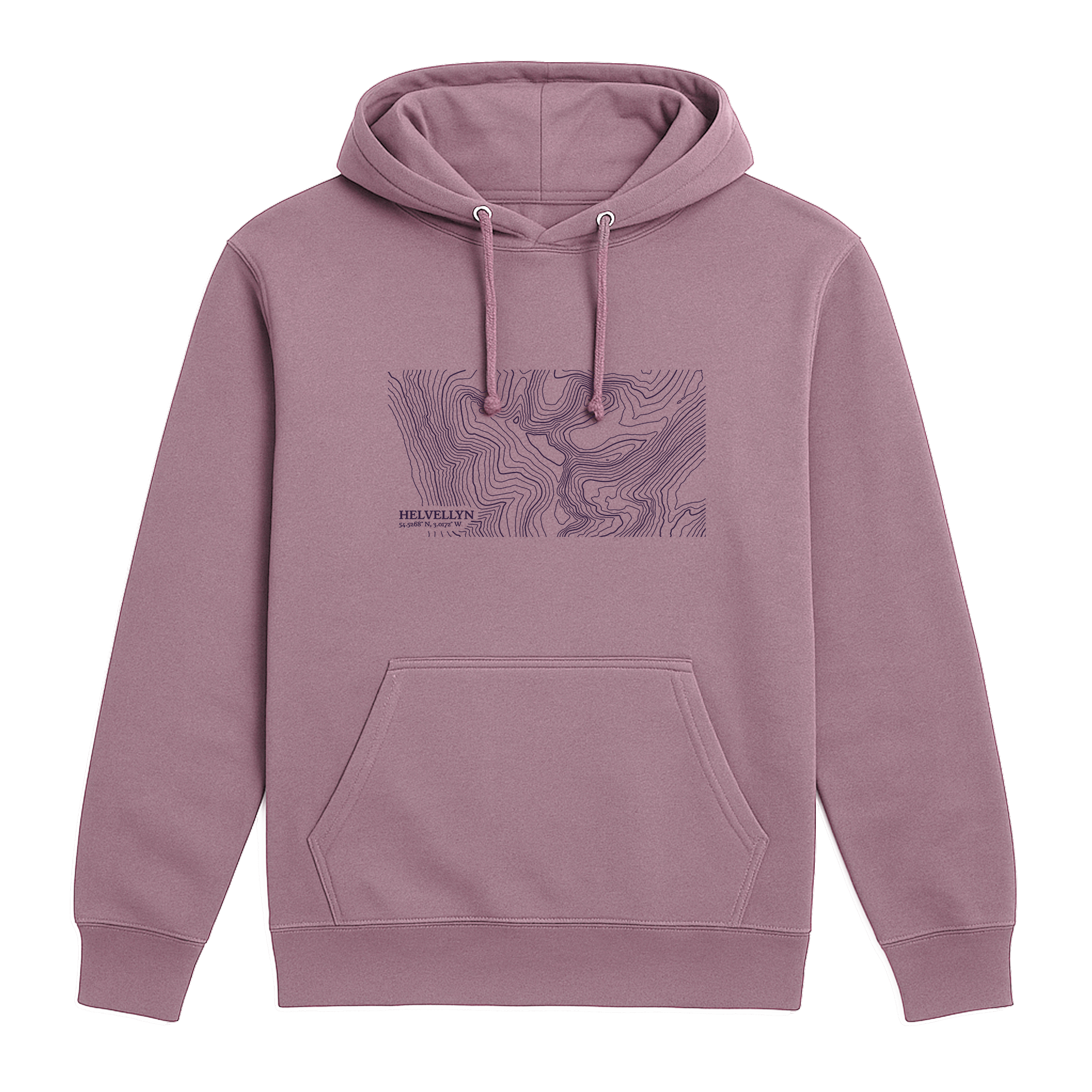 Helvellyn Contour Map Hoodie