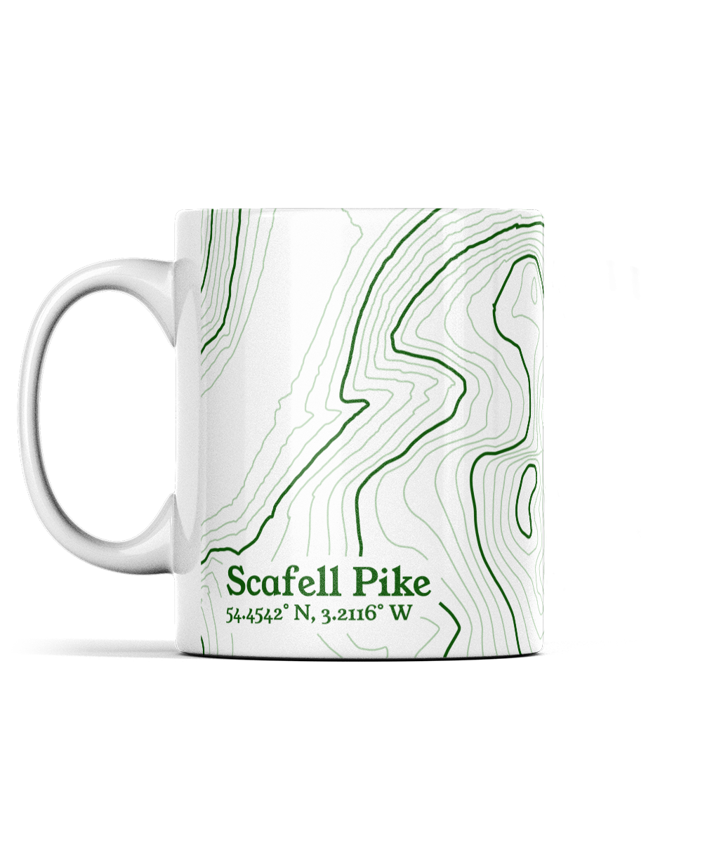 Custom Contour Map 11oz Mug
