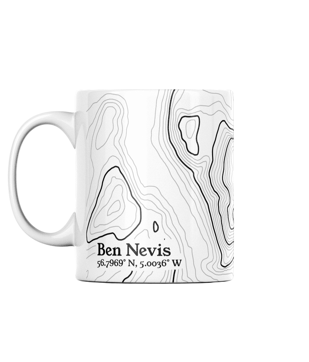 Custom Contour Map 11oz Mug