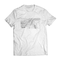 Mam Tor Contour Map T-Shirt