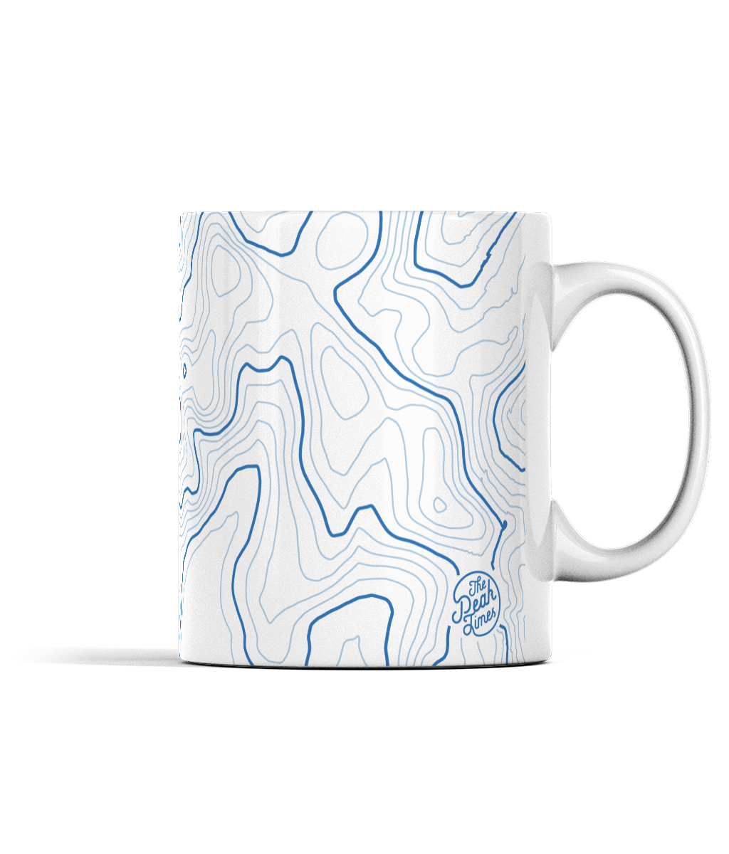 Scafell Pike Contour Map 11oz Mug