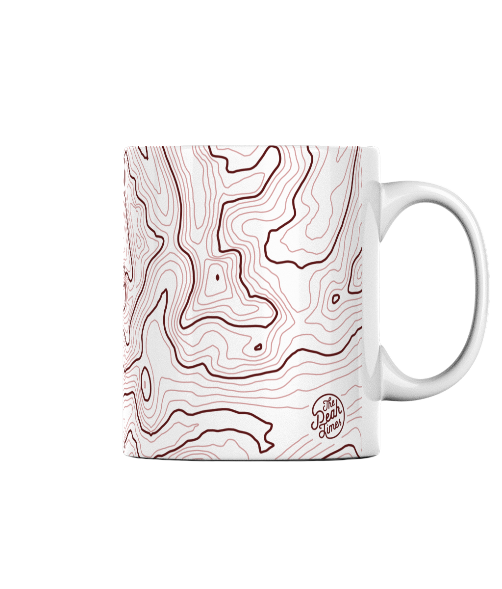Ben Nevis Contour Map 11oz Mug