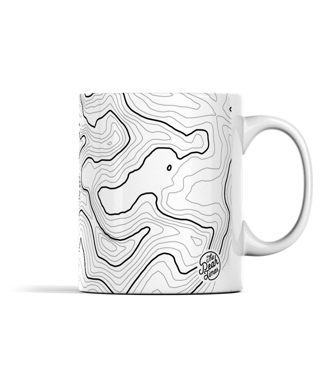 Snowdon Contour Map 11oz Mug