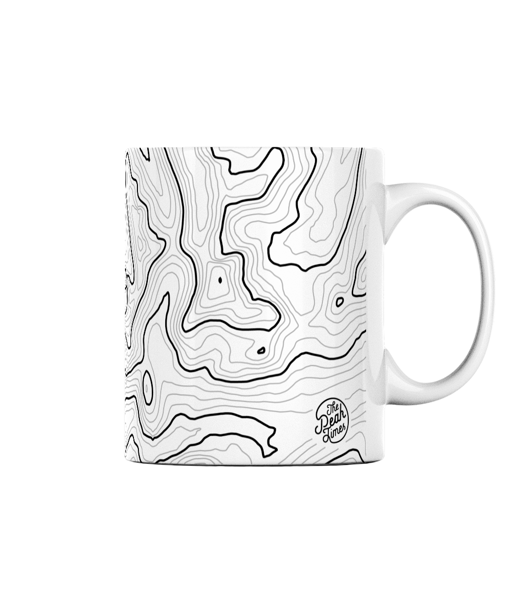 Ben Nevis Contour Map 11oz Mug