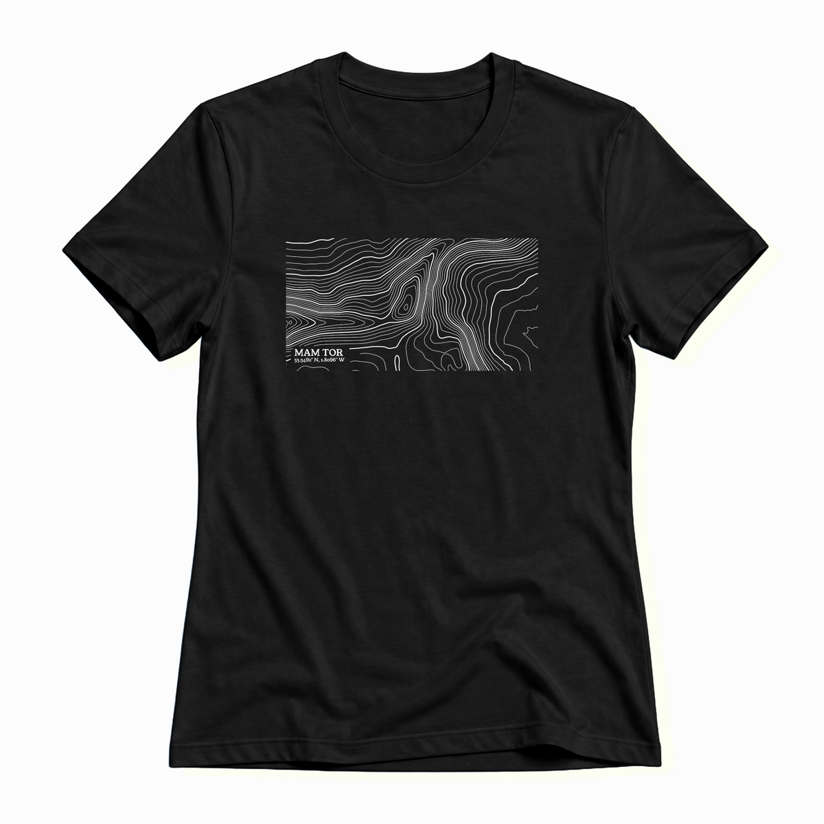 Custom Contour Map T-Shirt | Choose Any Location