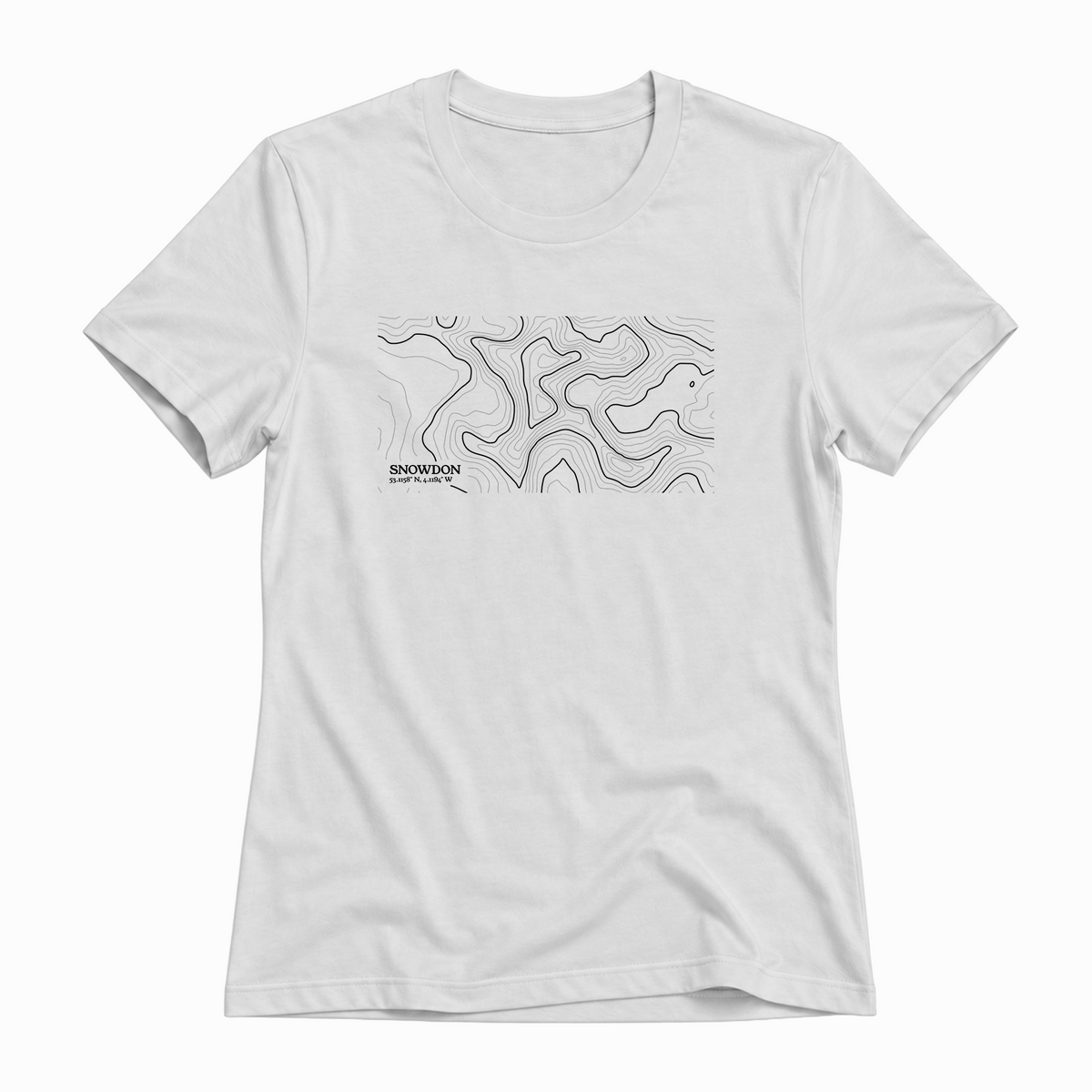Custom Contour Map T-Shirt | Choose Any Location